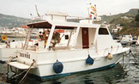 Pescaturismo a Lipari, la Pilotina Desirèe.